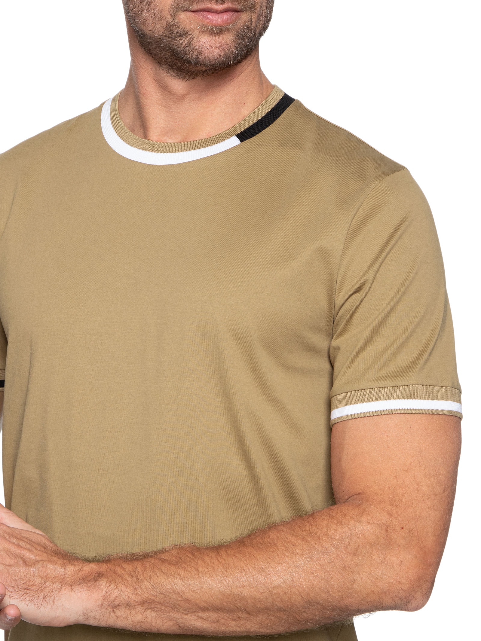 Camiseta Masculina Thompson Marrom Boss