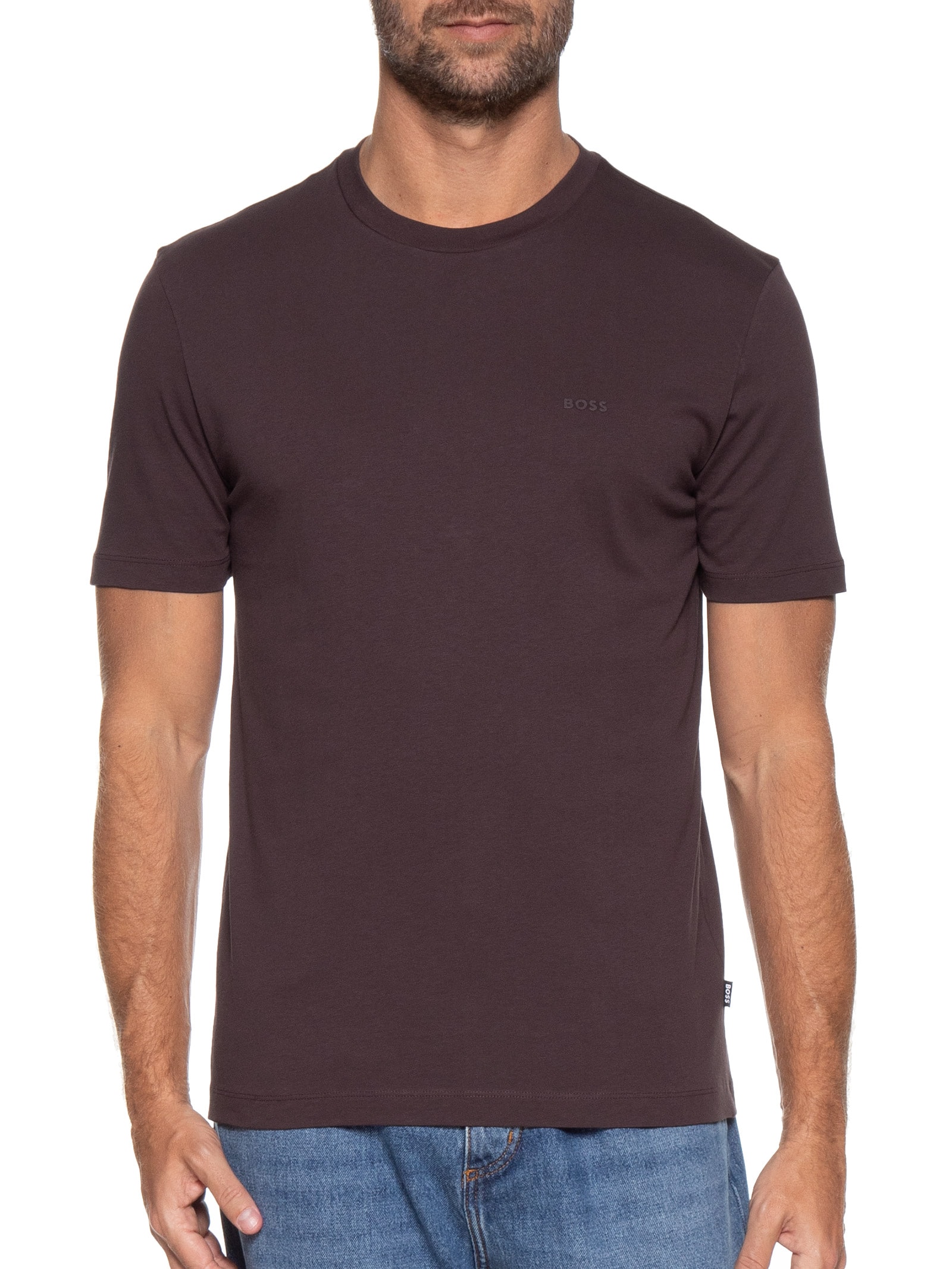 Thompson Roupas Boss - Camiseta Masculina Thompson - Marrom