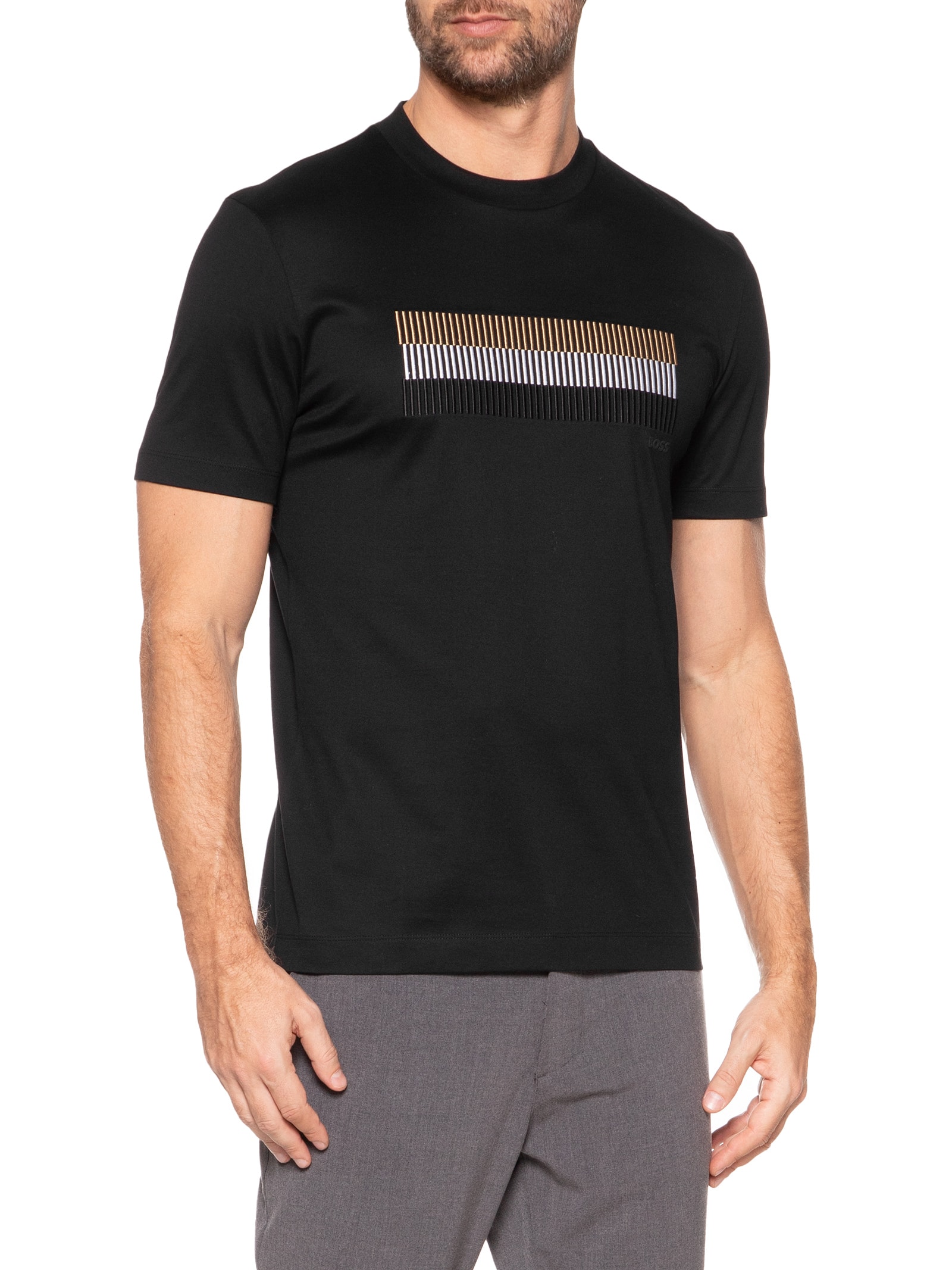 Thompson Roupas Boss - Camiseta Masculina Thompson - Preto