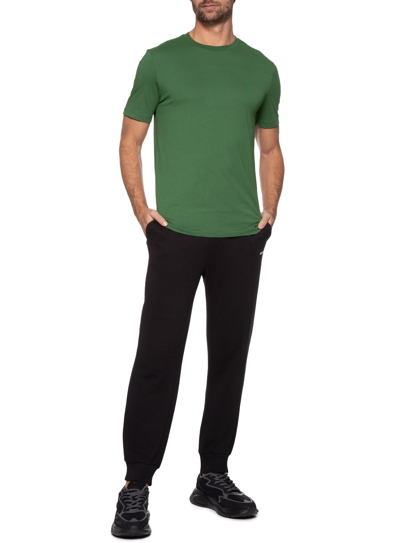 Camiseta Masculina Thompson Verde Boss