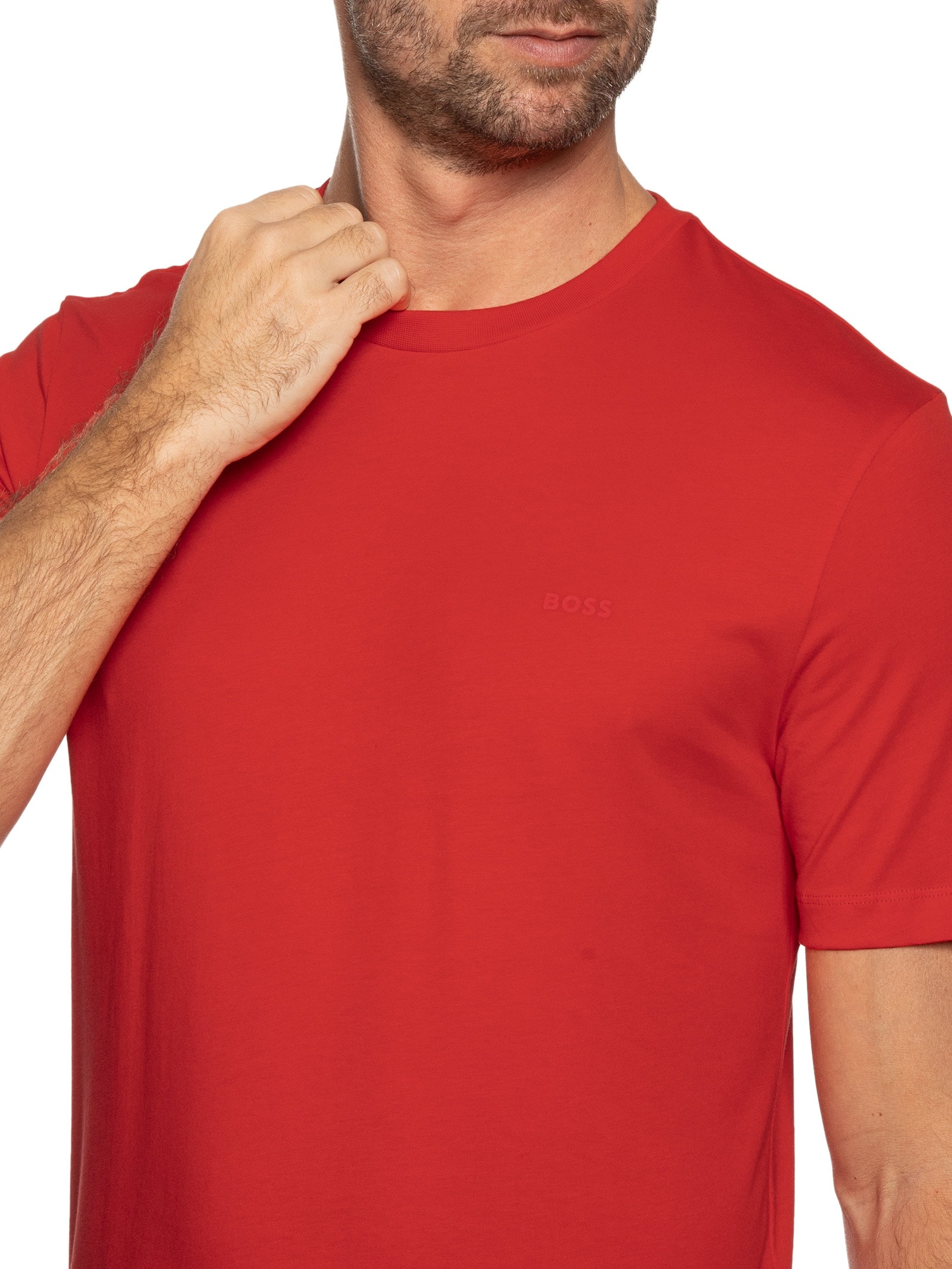 Camiseta Masculina Thompson Vermelho Boss