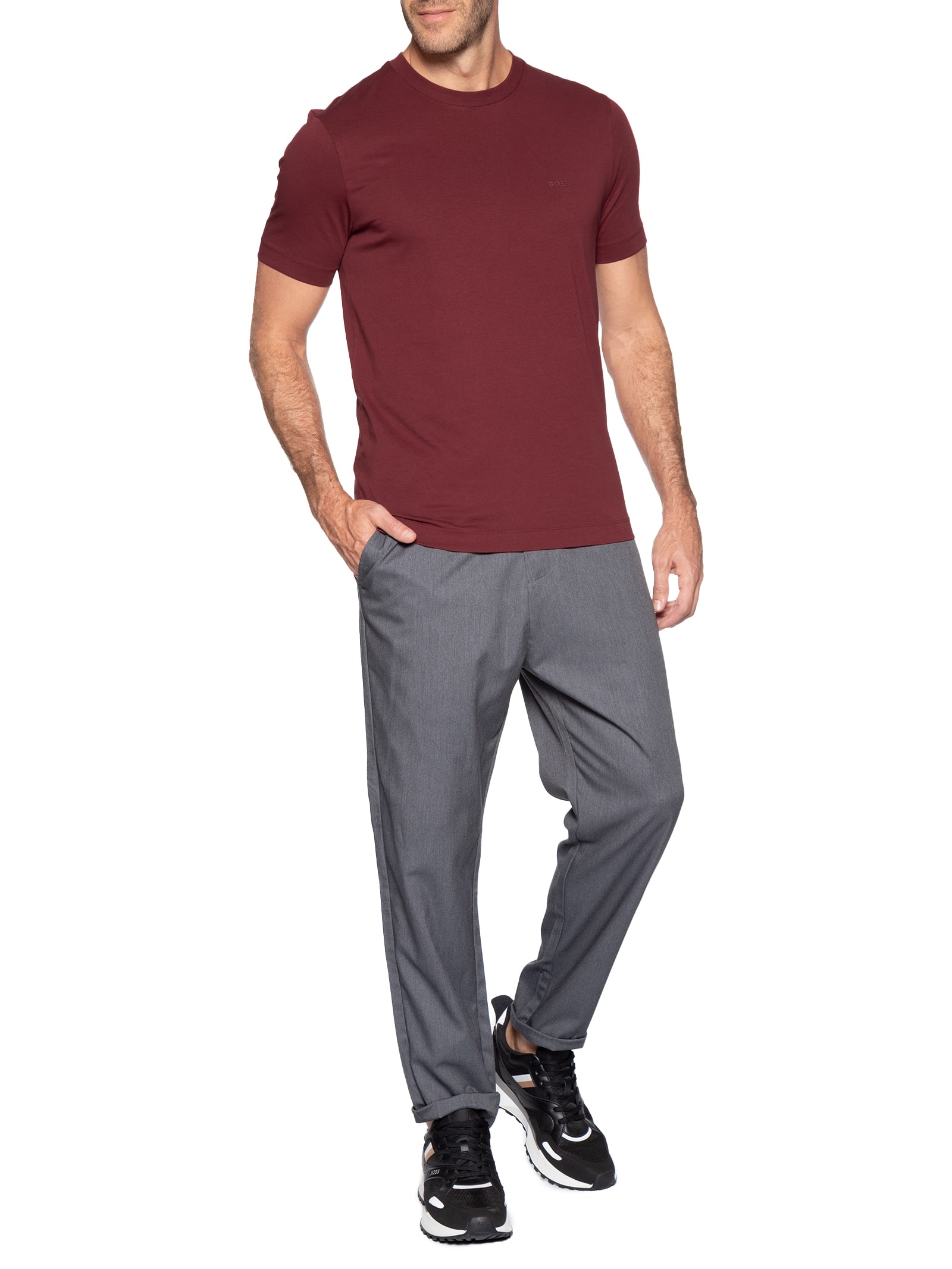 Camiseta Masculina Thompson Vermelho Boss