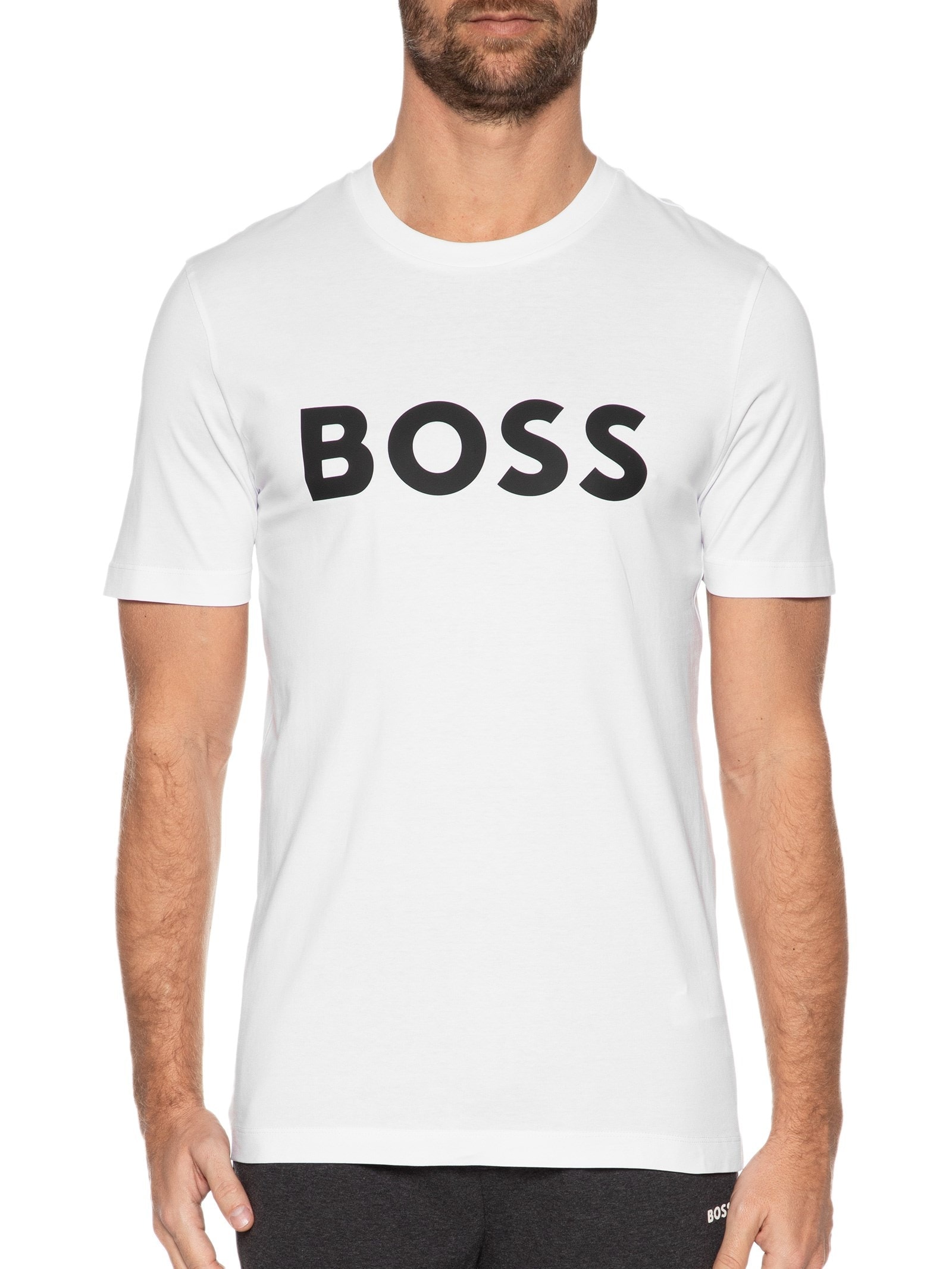 Camiseta Masculina Tiburt Branco Boss