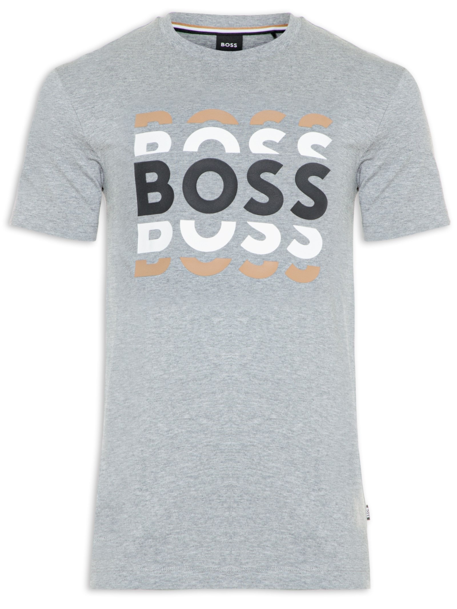 Camiseta Masculina Tiburt Cinza Boss