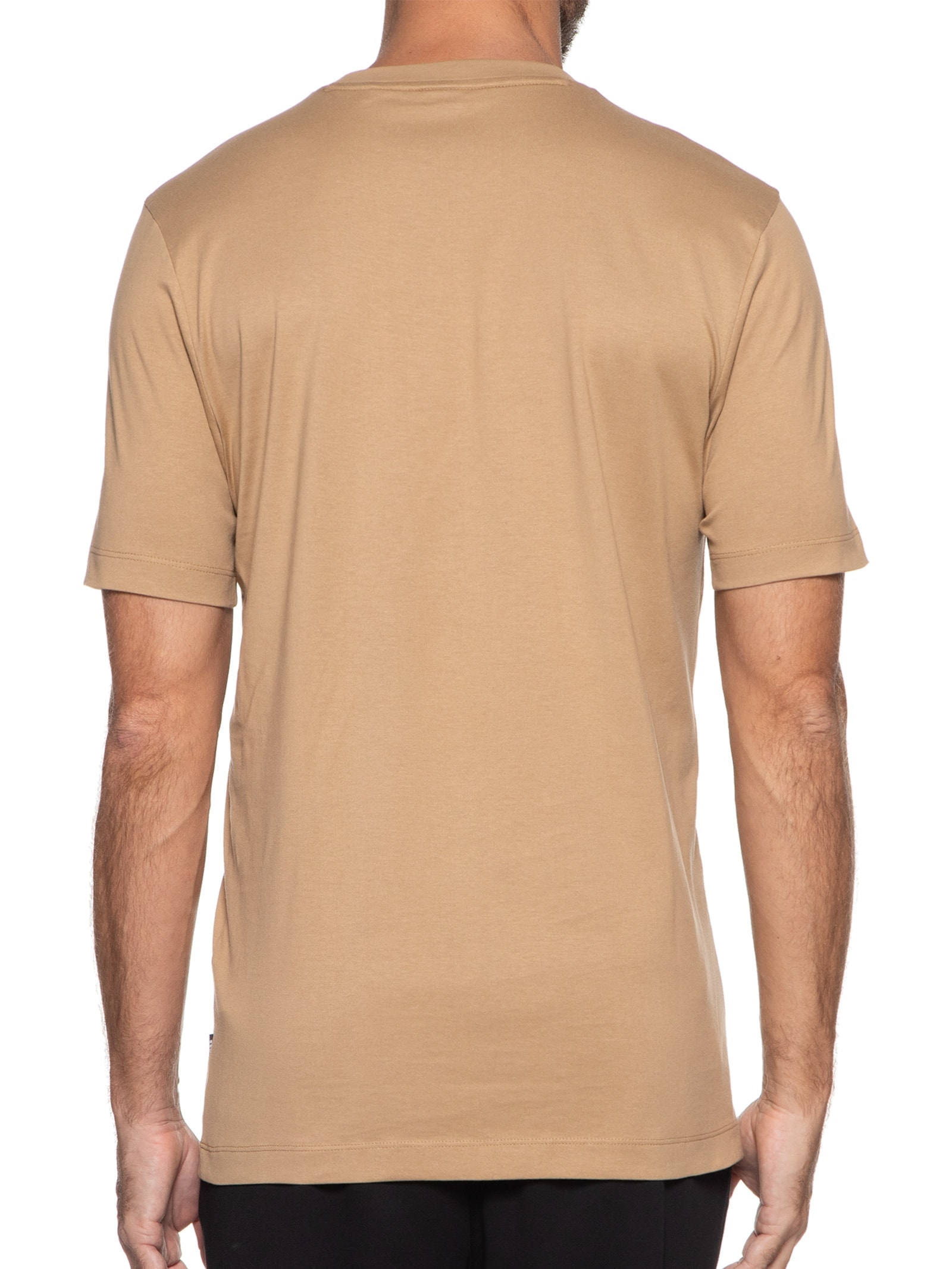Camiseta Masculina Tiburt Marrom Boss