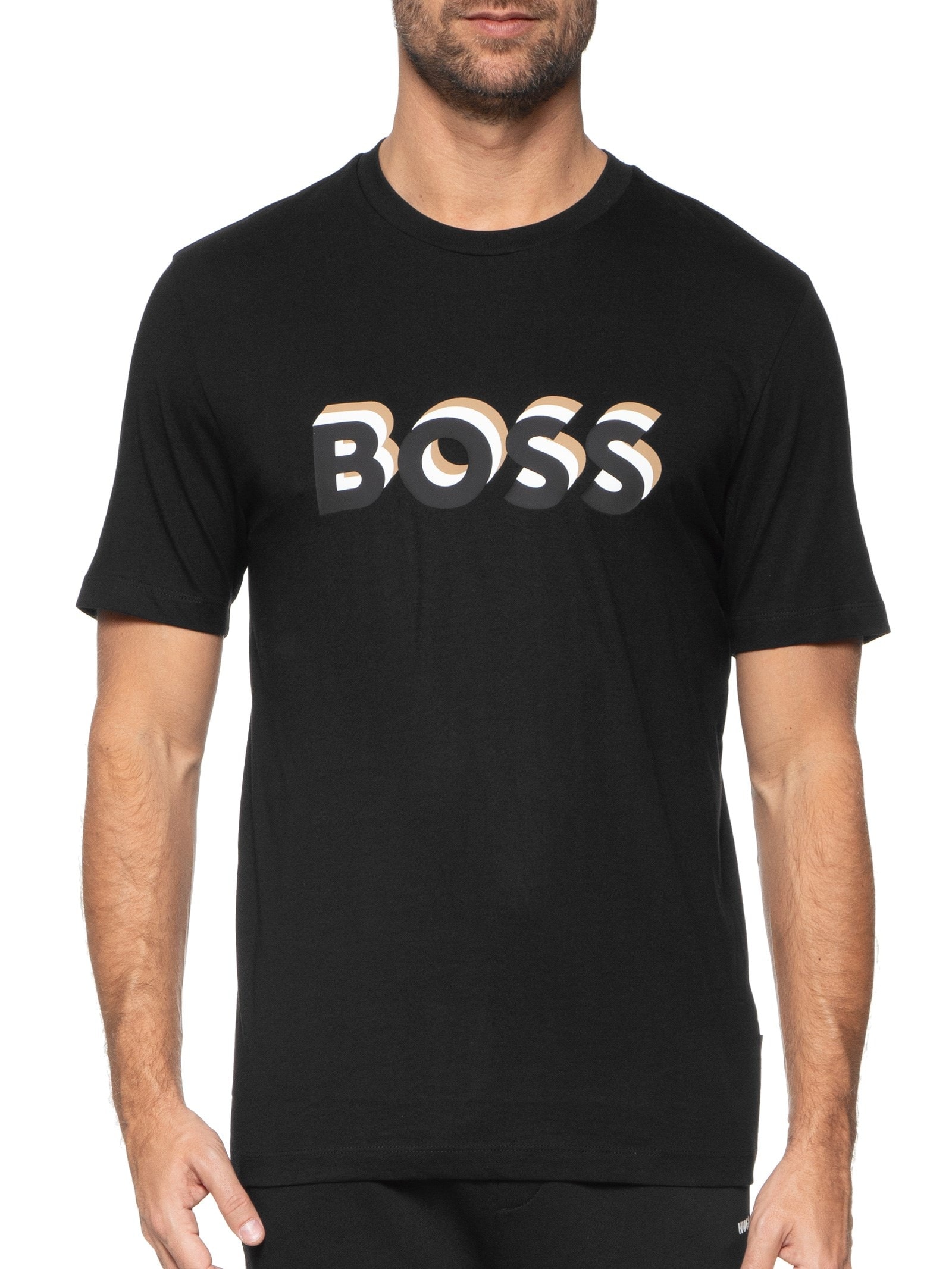 Camiseta Masculina Tiburt Preto Boss
