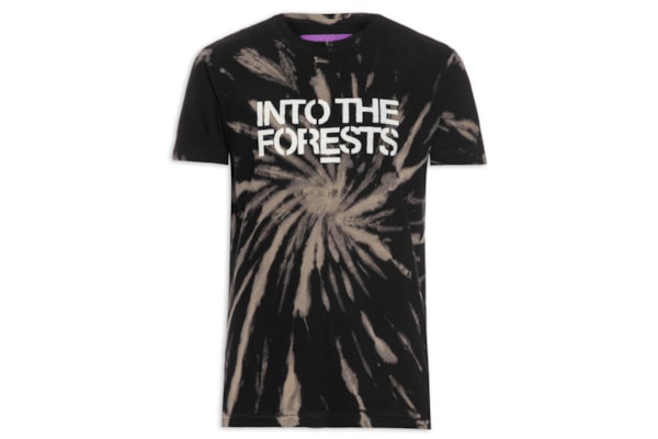 Camiseta Masculina Tie Dye Into The Forests Manga Curta - Preto