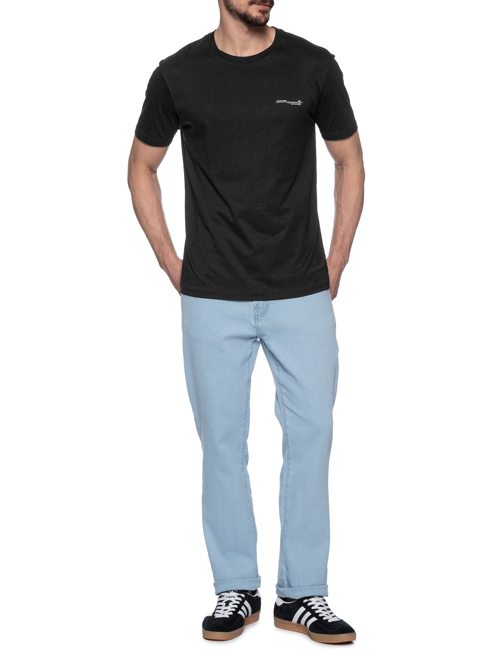 Camiseta Masculina Timeless Brand Preto John John