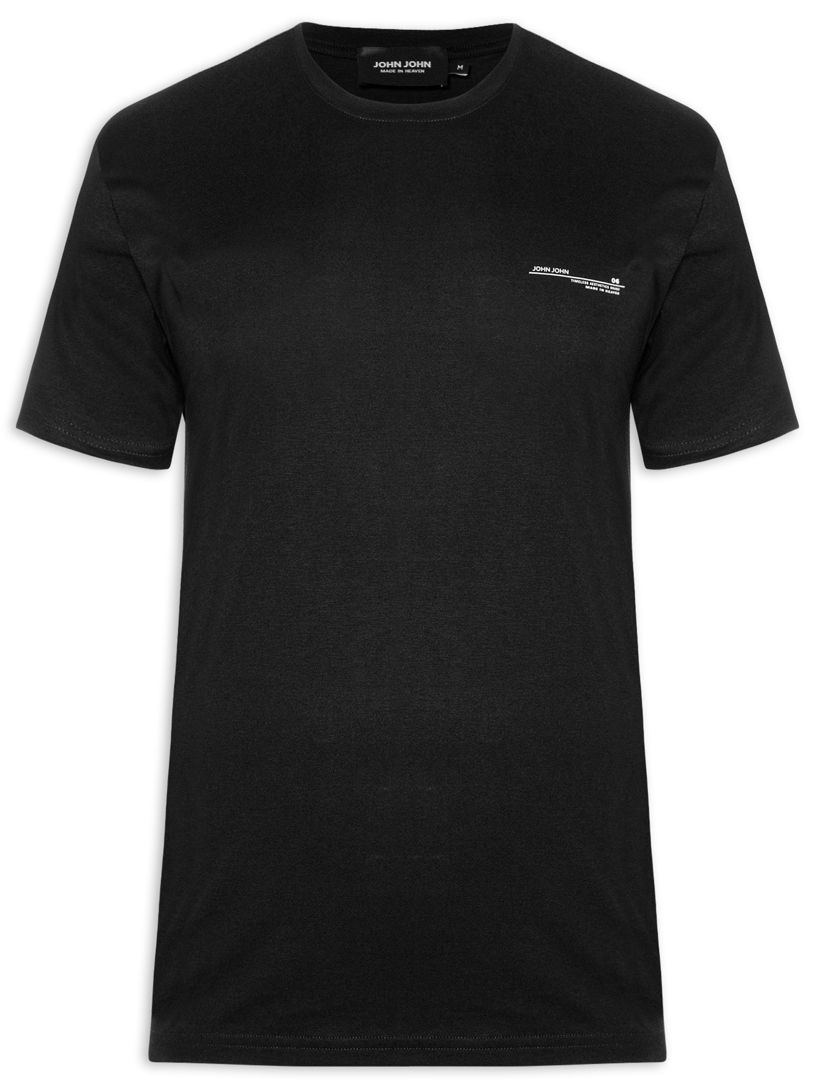 Camiseta Masculina Timeless Brand Preto John John