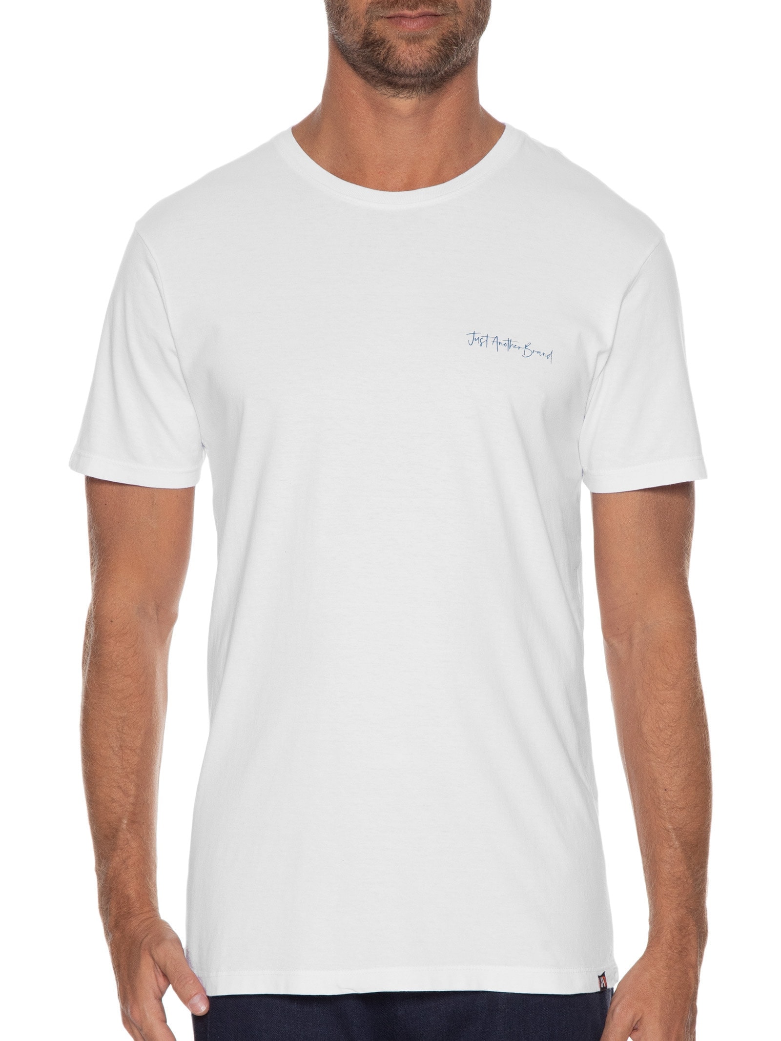 Camiseta Masculina Tinturada Peixinhos Branco Jab