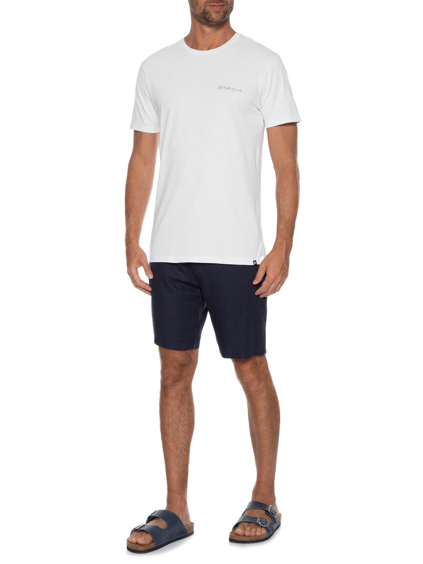 Camiseta Masculina Tinturada Peixinhos Branco Jab