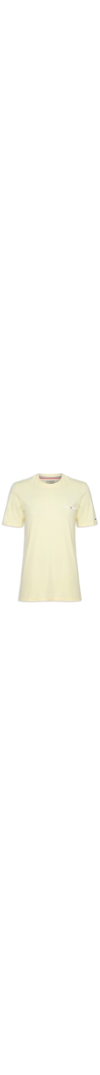 Camiseta Masculina Tjm Clsc Linear Chest - Amarelo