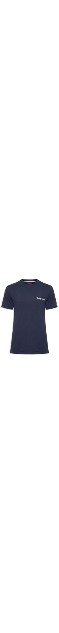 Camiseta Masculina Tjm Clsc Linear Chest - Azul