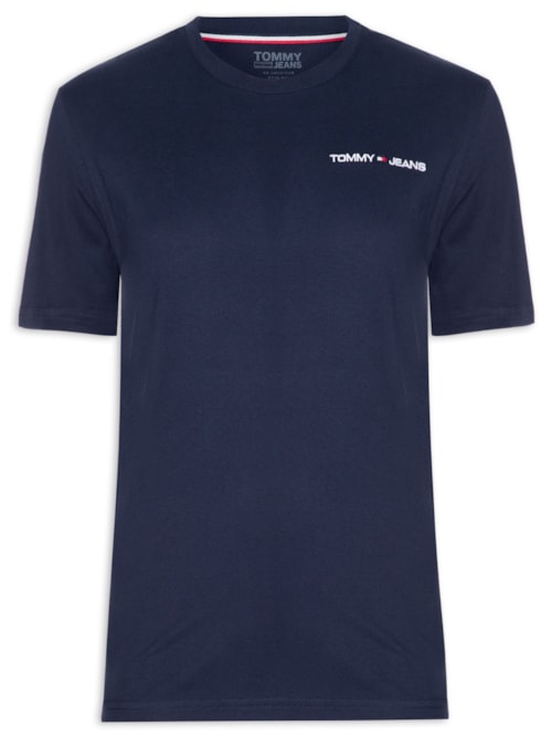 Camiseta Masculina TJM CLSC Linear Chest Tee - Azul