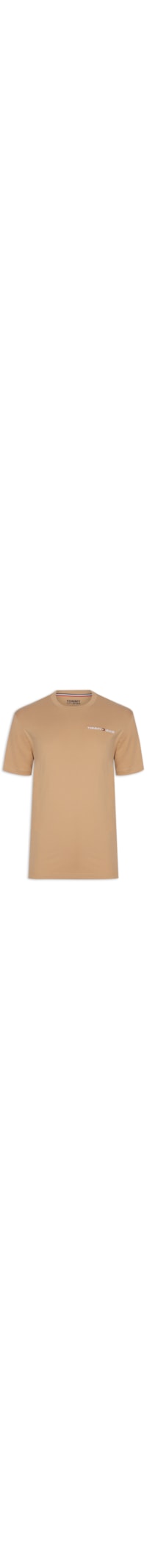 Camiseta Masculina TJM CLSC Linear Chest Tee - Bege
