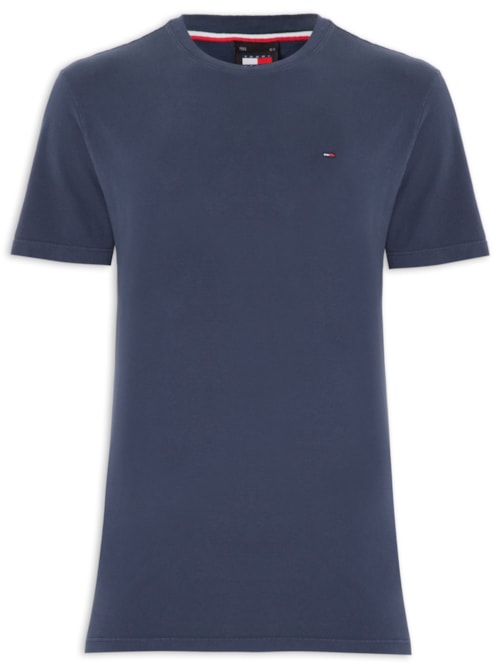 Camiseta Masculina Tjm Slim C Neck Tee – Azul