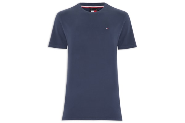 Camiseta Masculina Tjm Slim C Neck Tee - Azul