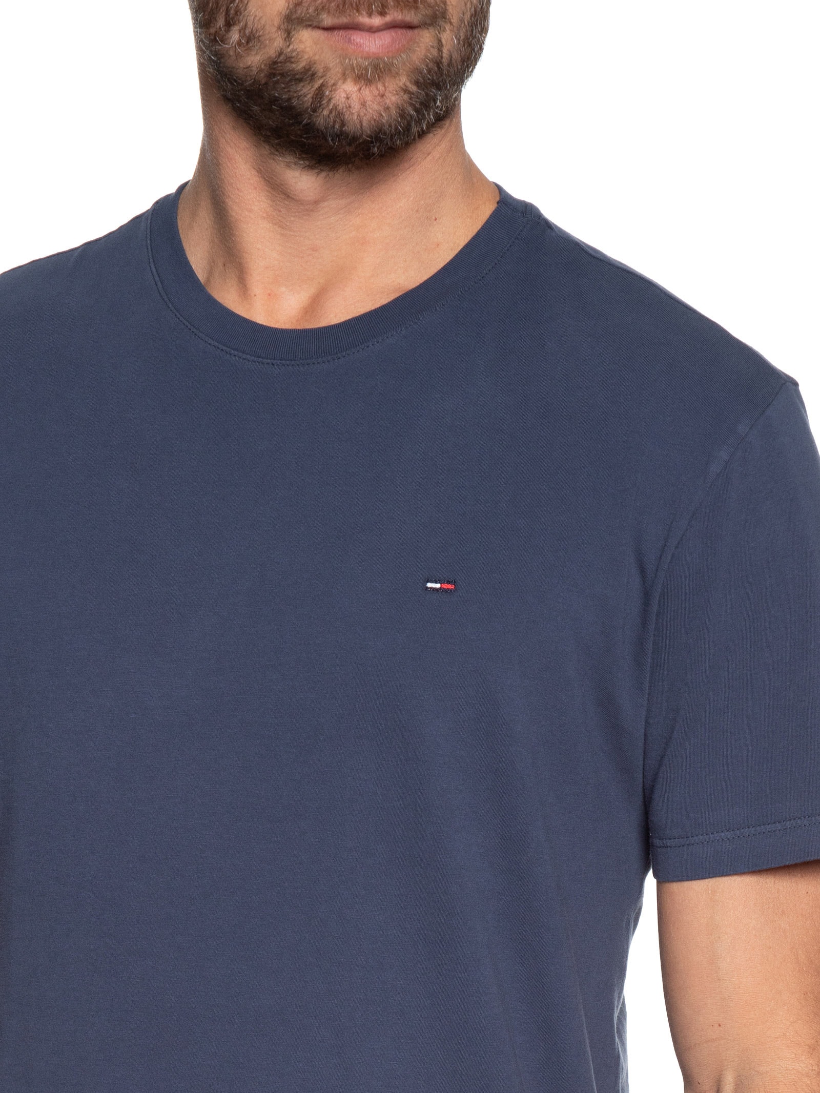 Camiseta Masculina Tjm Slim C Neck Tee Azul Tommy Jeans
