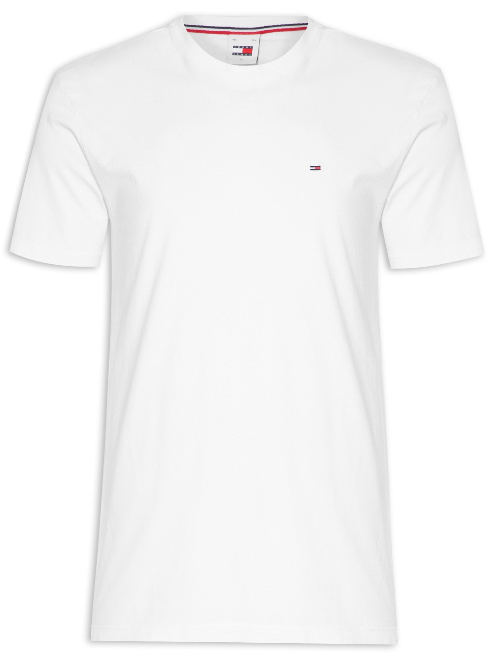 Camiseta Masculina Tjm Slim C Neck Tee Branco Tommy Jeans