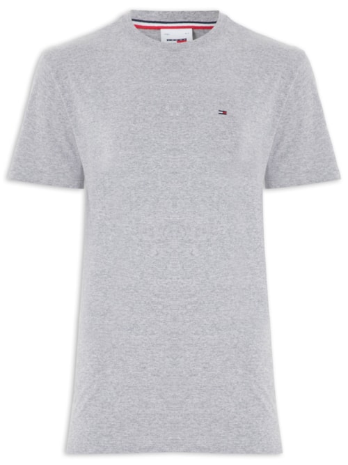 Camiseta Masculina Tjm Slim C Neck Tee – Cinza