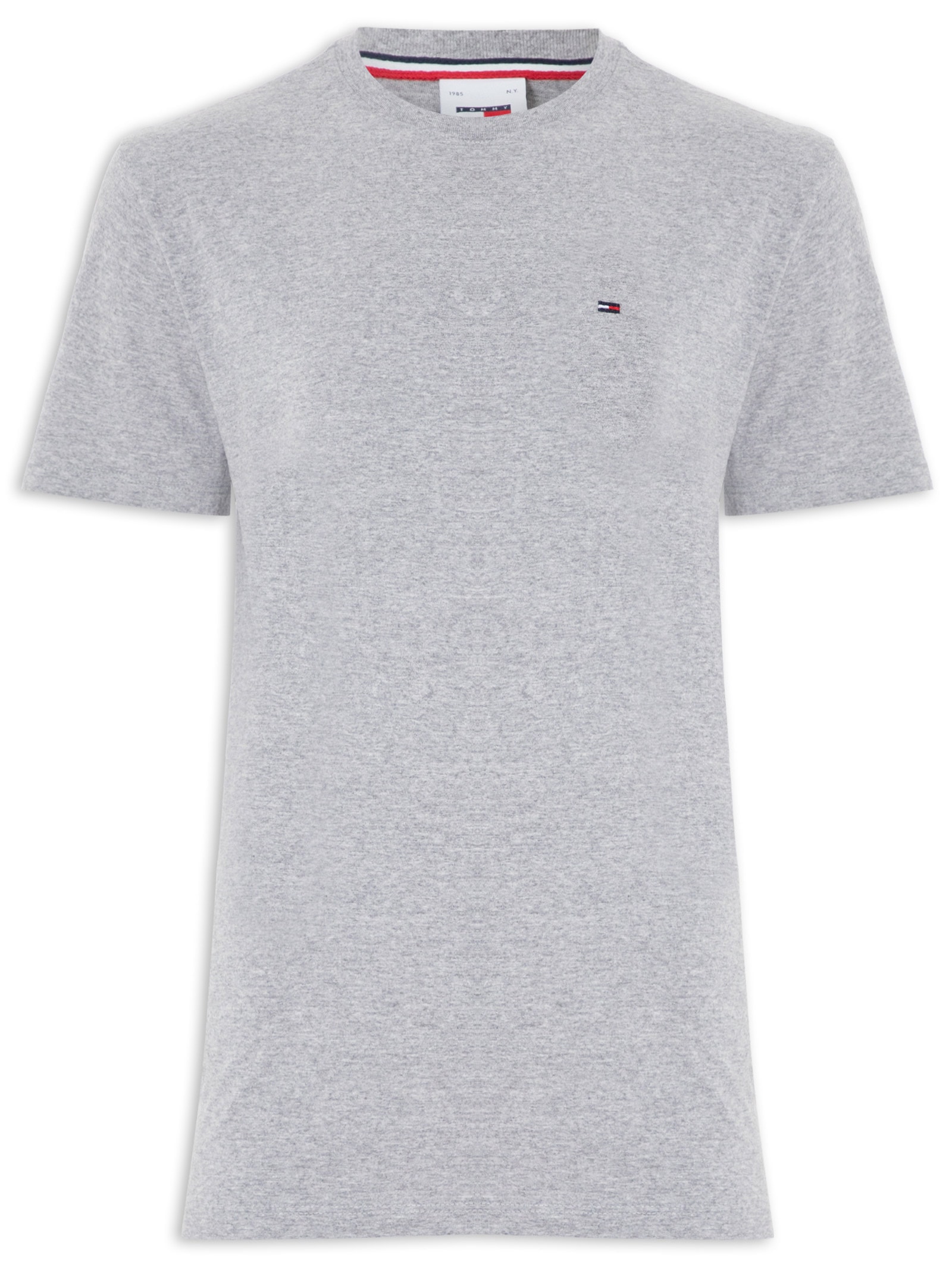 Camiseta Masculina Tjm Slim C Neck Tee Cinza Tommy Jeans
