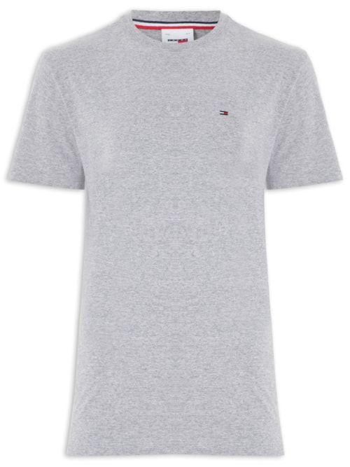 Camiseta Masculina Tjm Slim C Neck Tee – Cinza