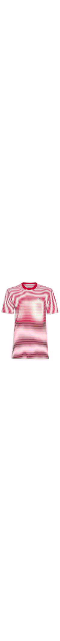 Camiseta Masculina Tjm Tommy Classics Stripe - Vermelho