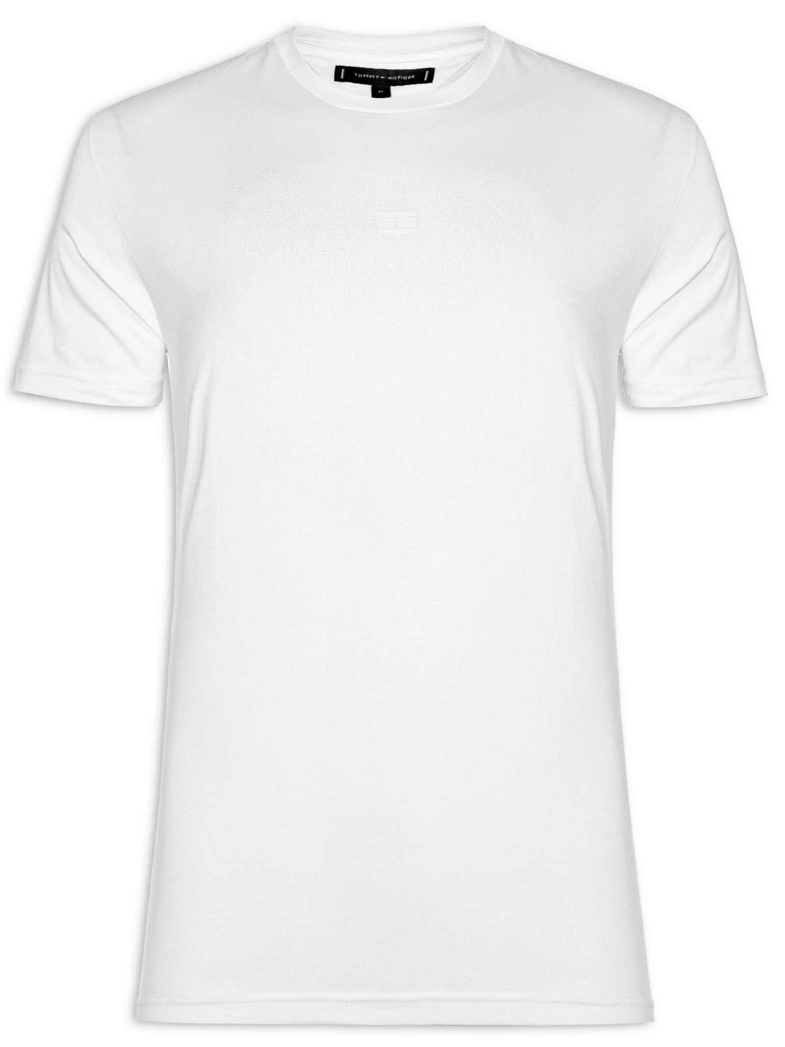 Camiseta Masculina Tonal Branco Tommy Hilfiger