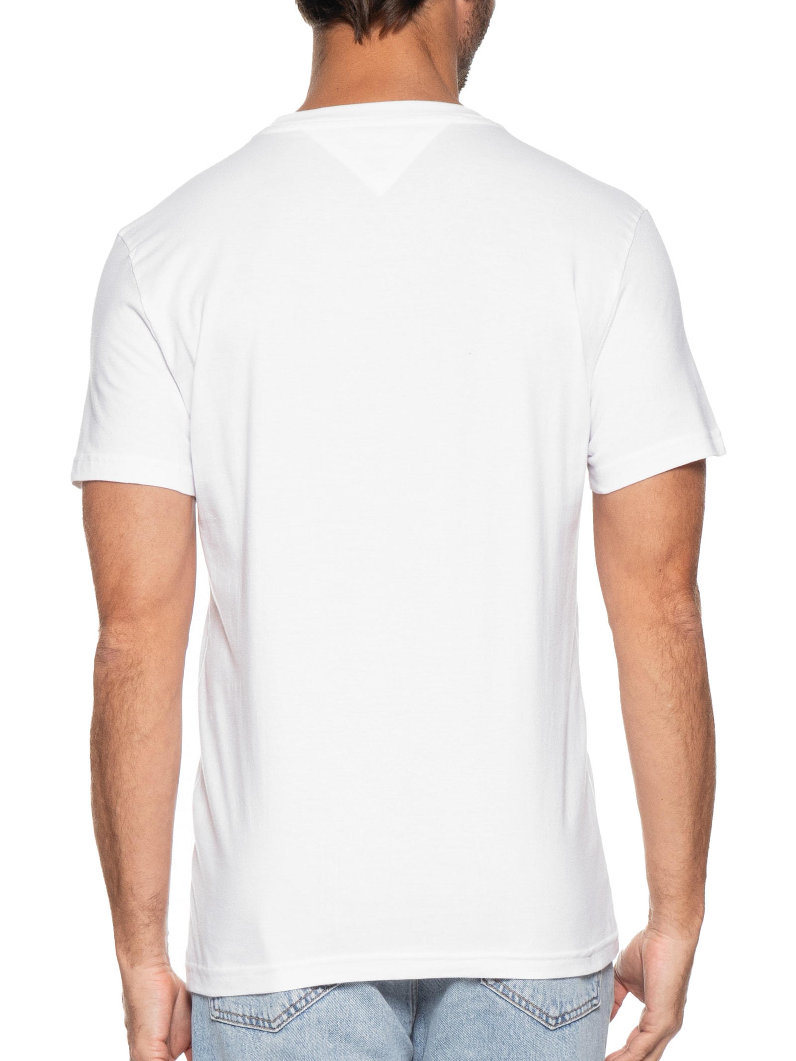 Camiseta Masculina Tonal Branco Tommy Hilfiger