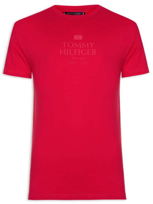 Camiseta Masculina Tonal – Vermelho
