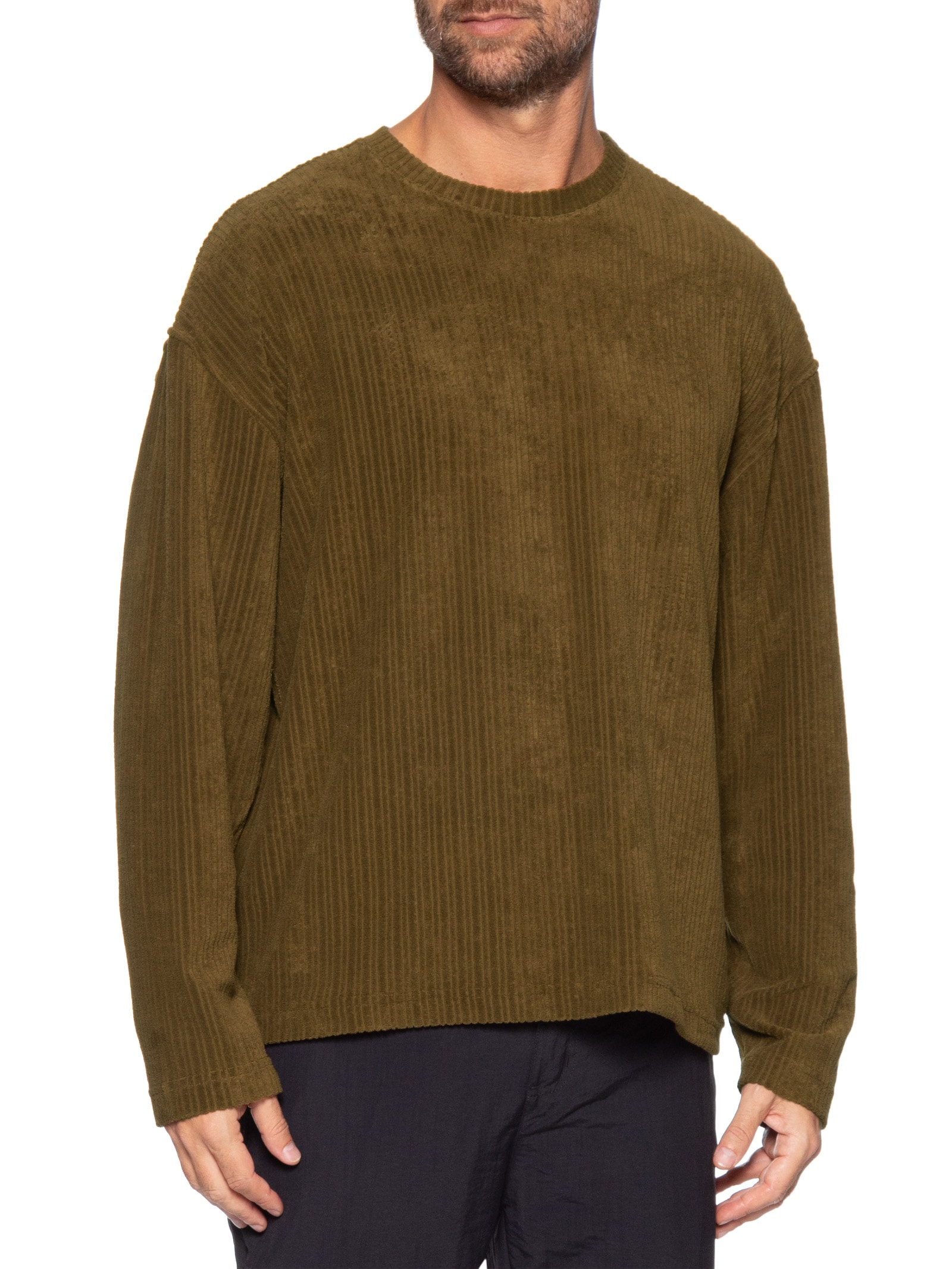 Camiseta Masculina Towelling Rib – Marrom Osklen