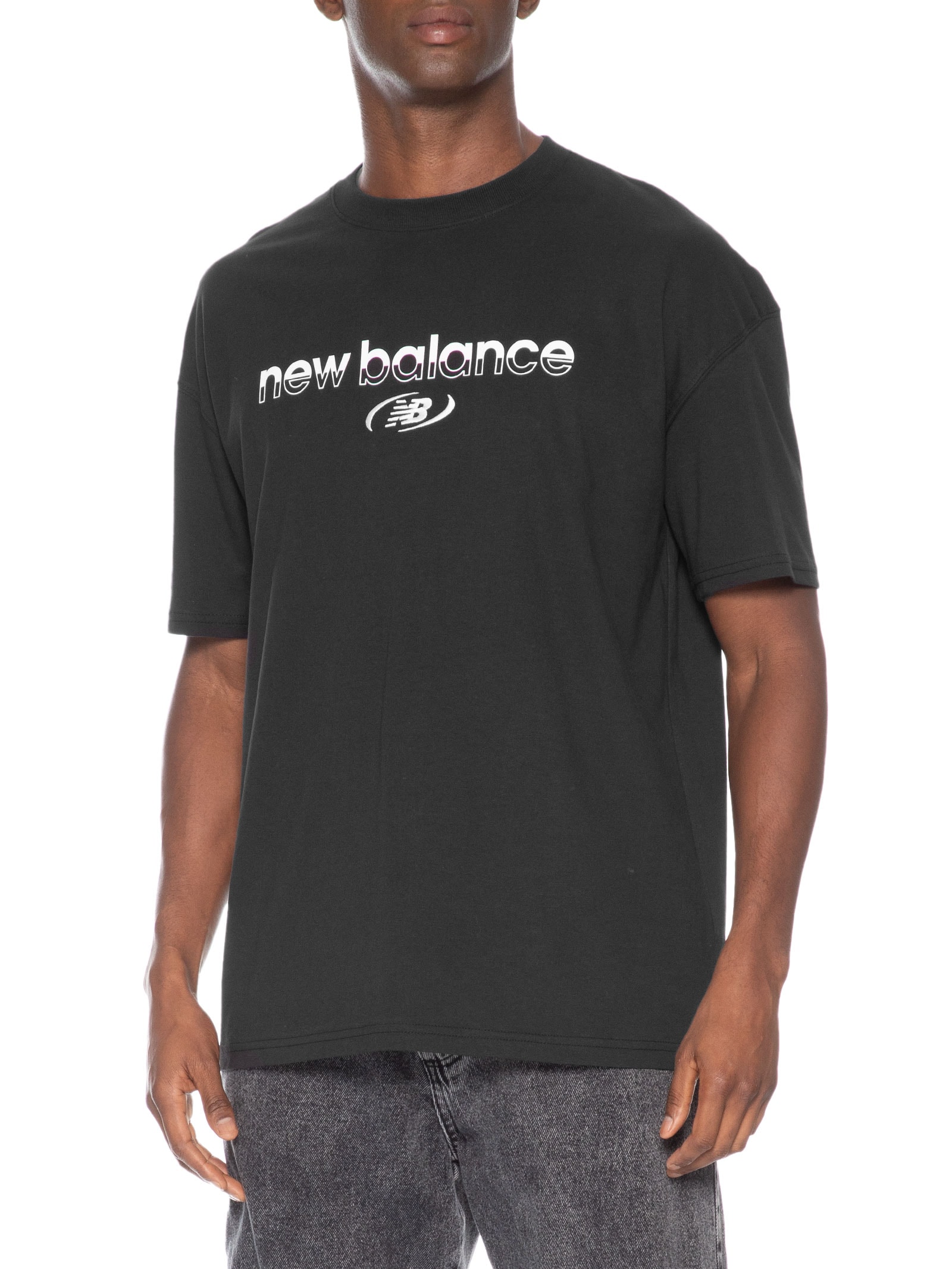 Camiseta Masculina Trackside Preto New Balance