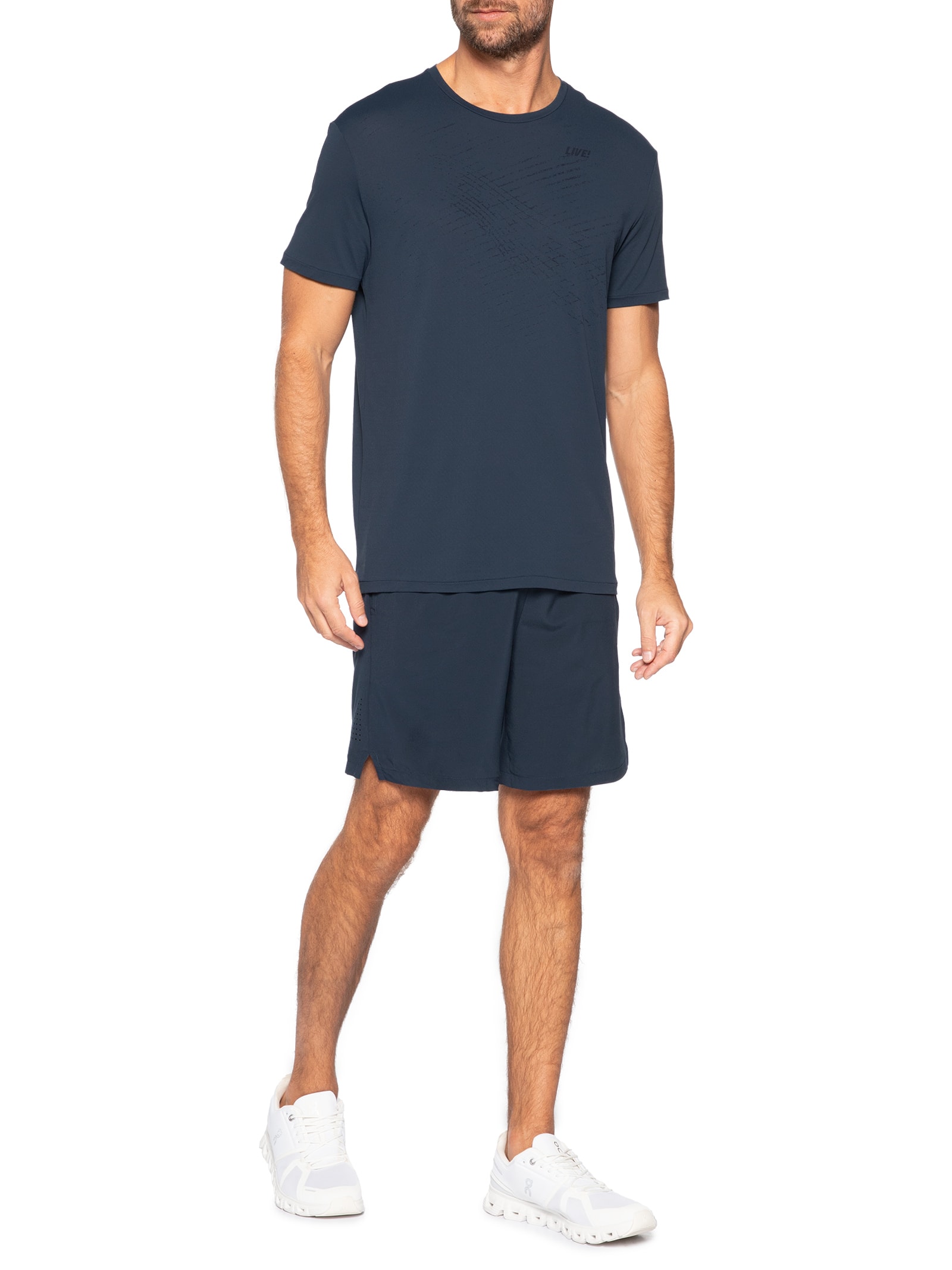 Camiseta Masculina Train Comfy Men Azul Live!