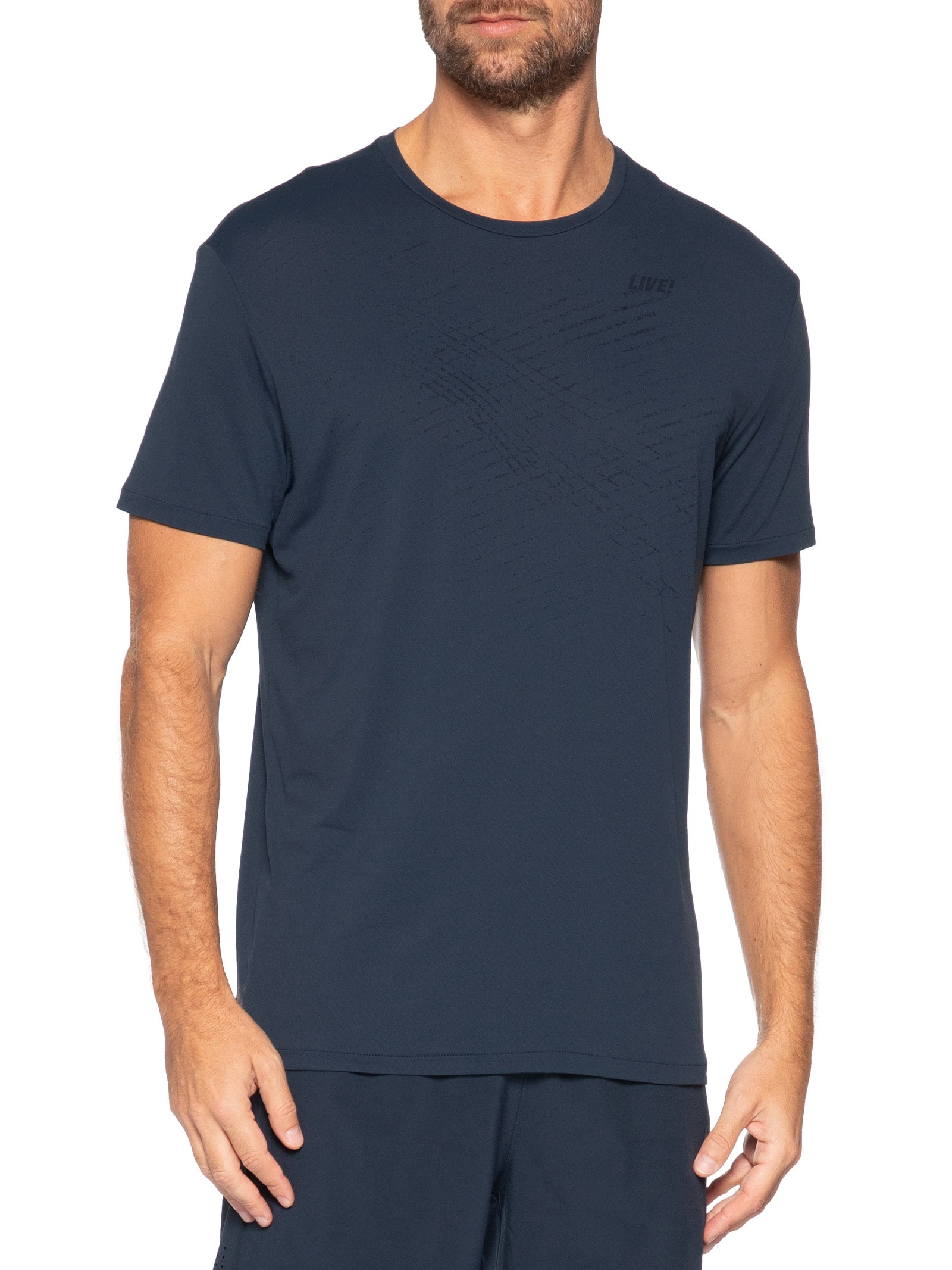 Camiseta Masculina Train Comfy Men Azul Live!