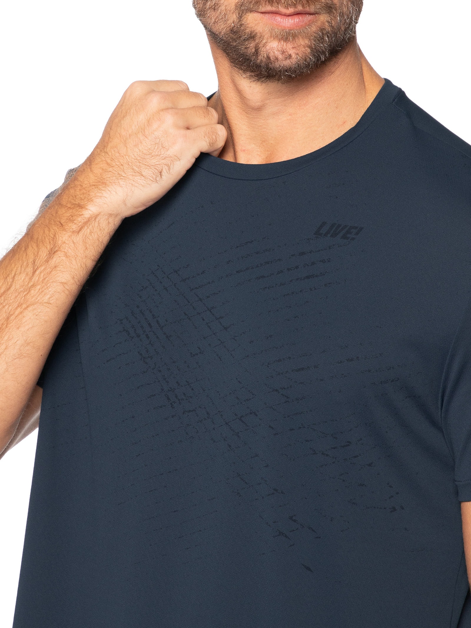 Camiseta Masculina Train Comfy Men Azul Live!