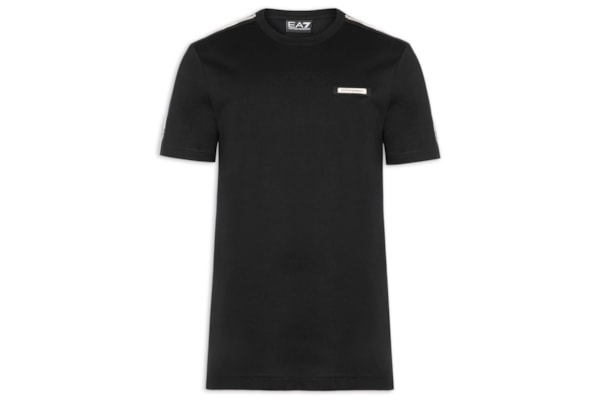Camiseta Masculina Train Fita Lateral - Preto