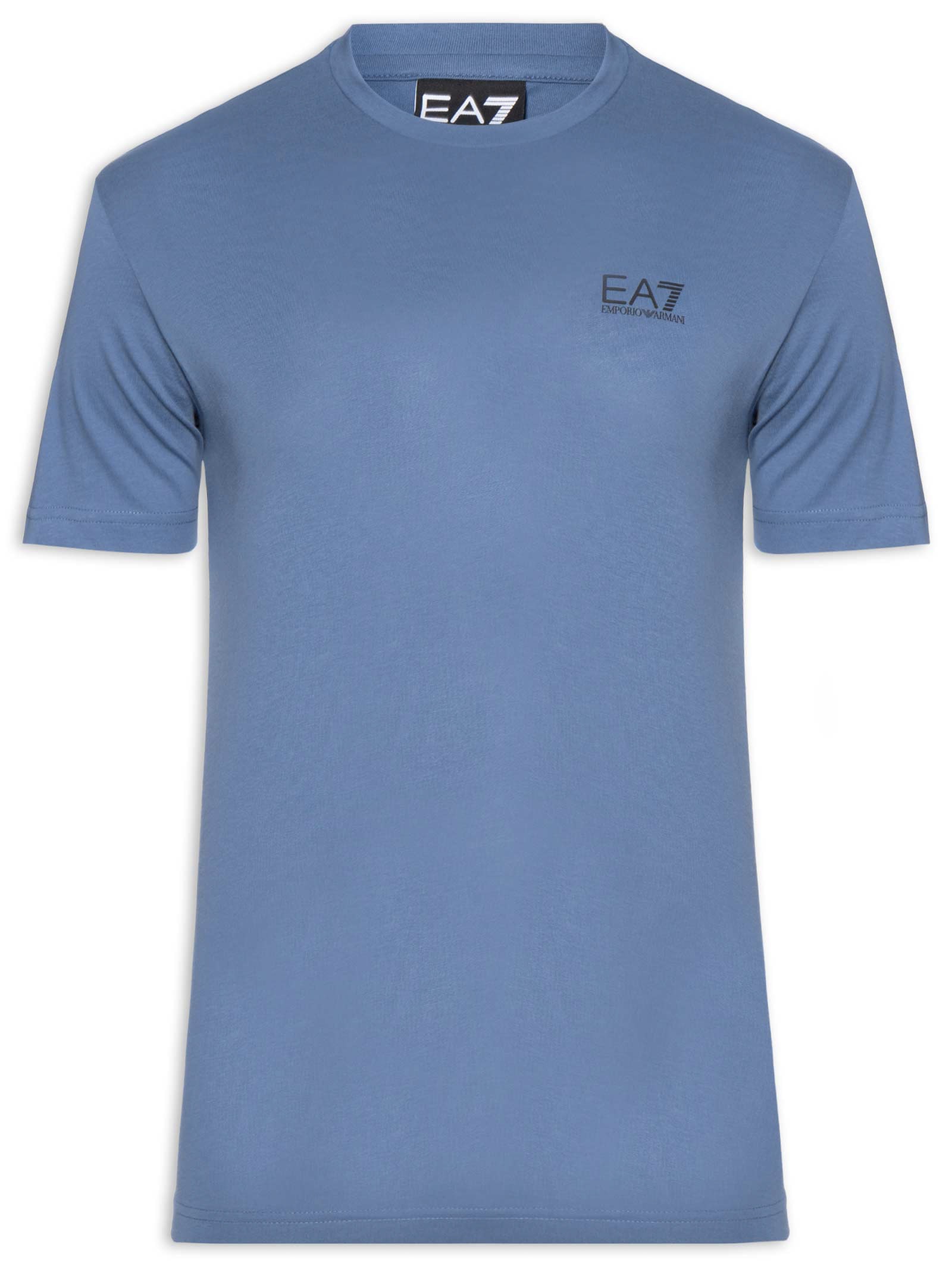 Camiseta Masculina Train Logo Azul Ea7 Emporio Armani