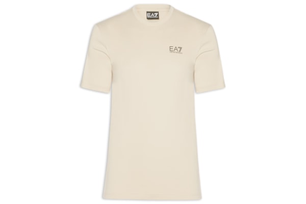 Camiseta Masculina Train Logo - Bege