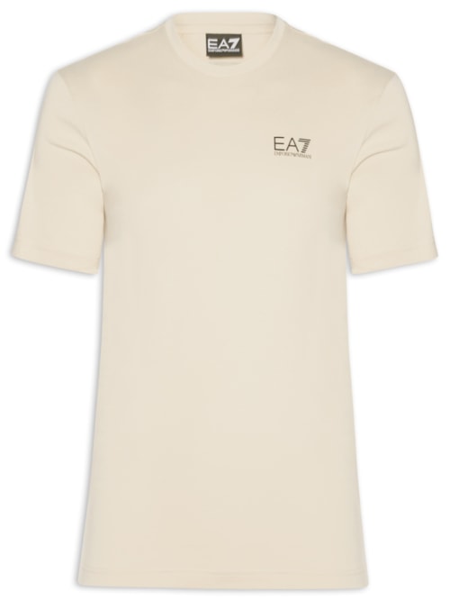 Camiseta Masculina Train Logo – Bege