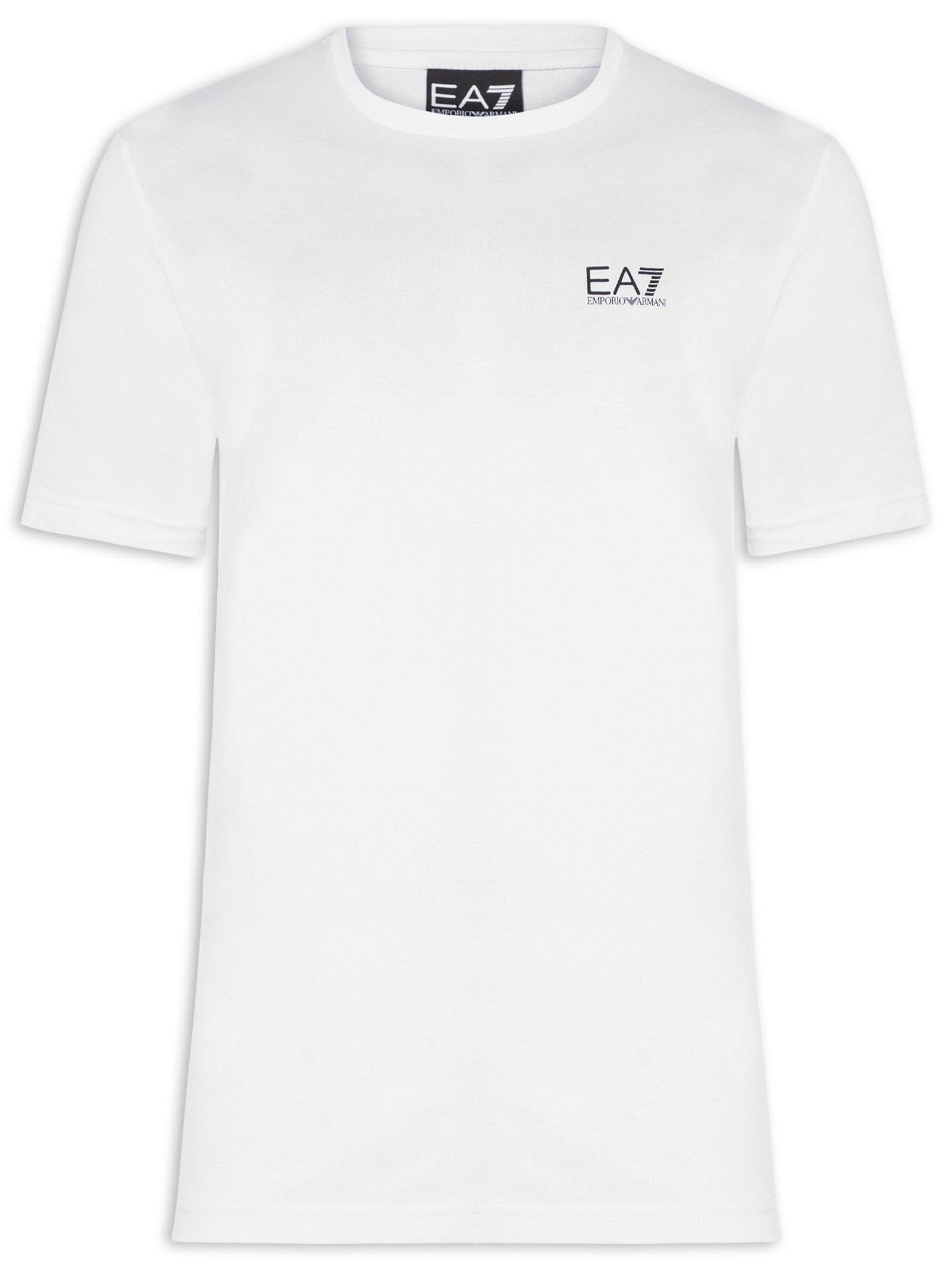 Camiseta Masculina Train Logo Branco Ea7 Emporio Armani