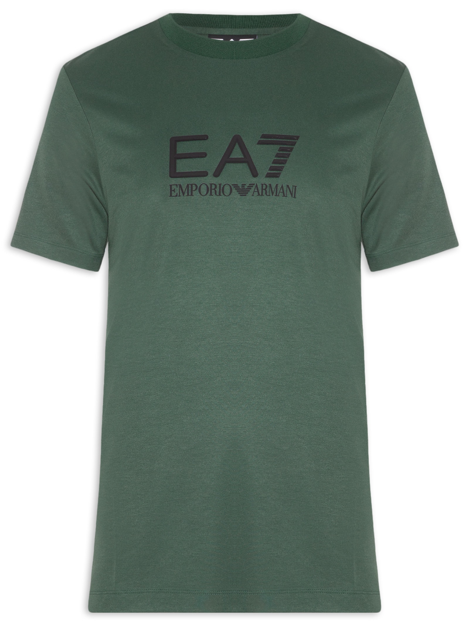 Camiseta Masculina Train Lux Maxi Logo Verde Ea7 Emporio Armani