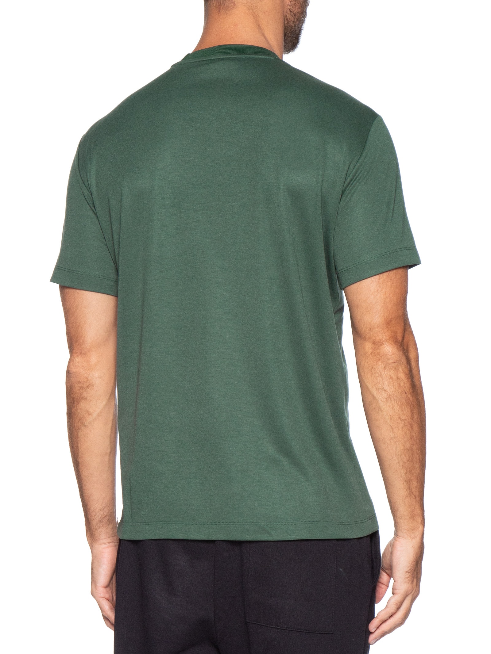 Camiseta Masculina Train Lux Maxi Logo Verde Ea7 Emporio Armani