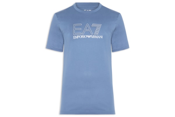 Camiseta Masculina Train Maxi Logo - Azul