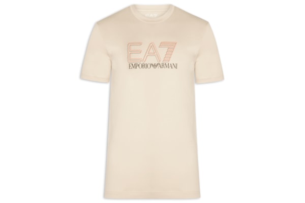 Camiseta Masculina Train Maxi Logo - Bege