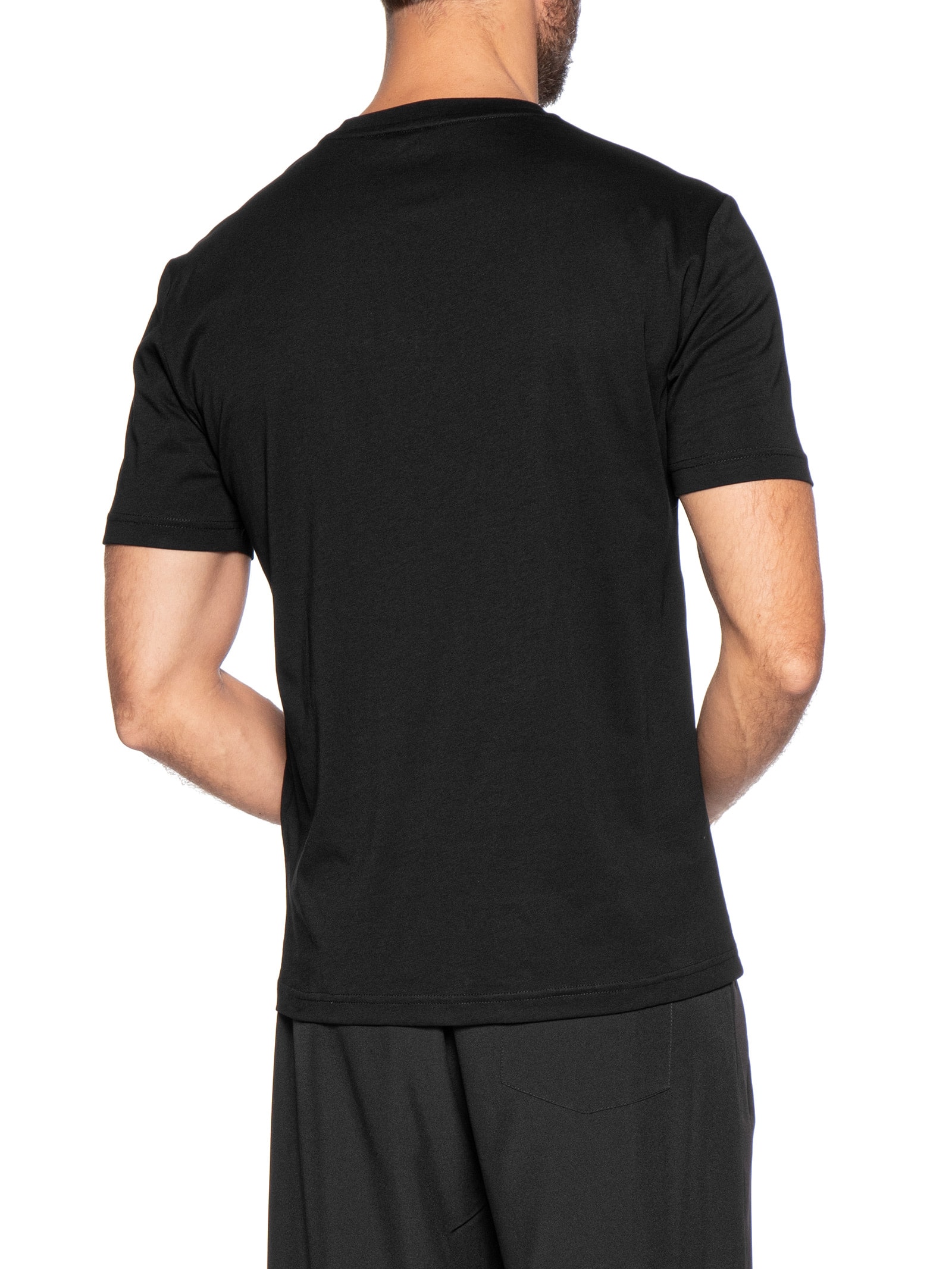 Camiseta Masculina Train Maxi Logo Preto Ea7 Emporio Armani