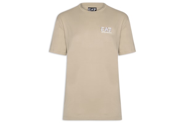 Camiseta Masculina Train Medium Logo - Bege