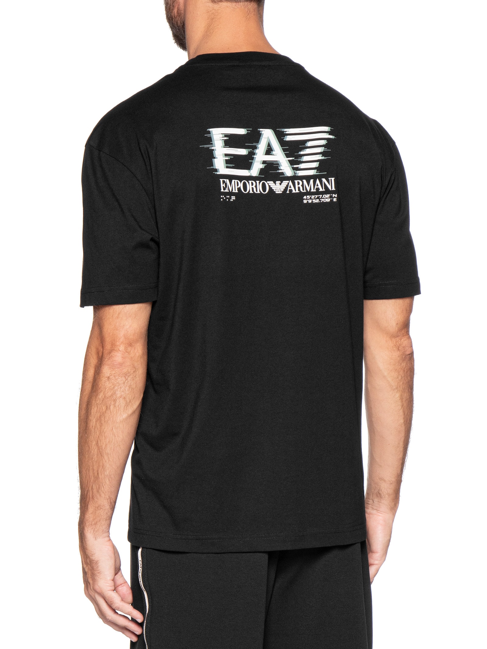 Camiseta Masculina Train Medium Logo - Preto - EA7 Emporio Armani