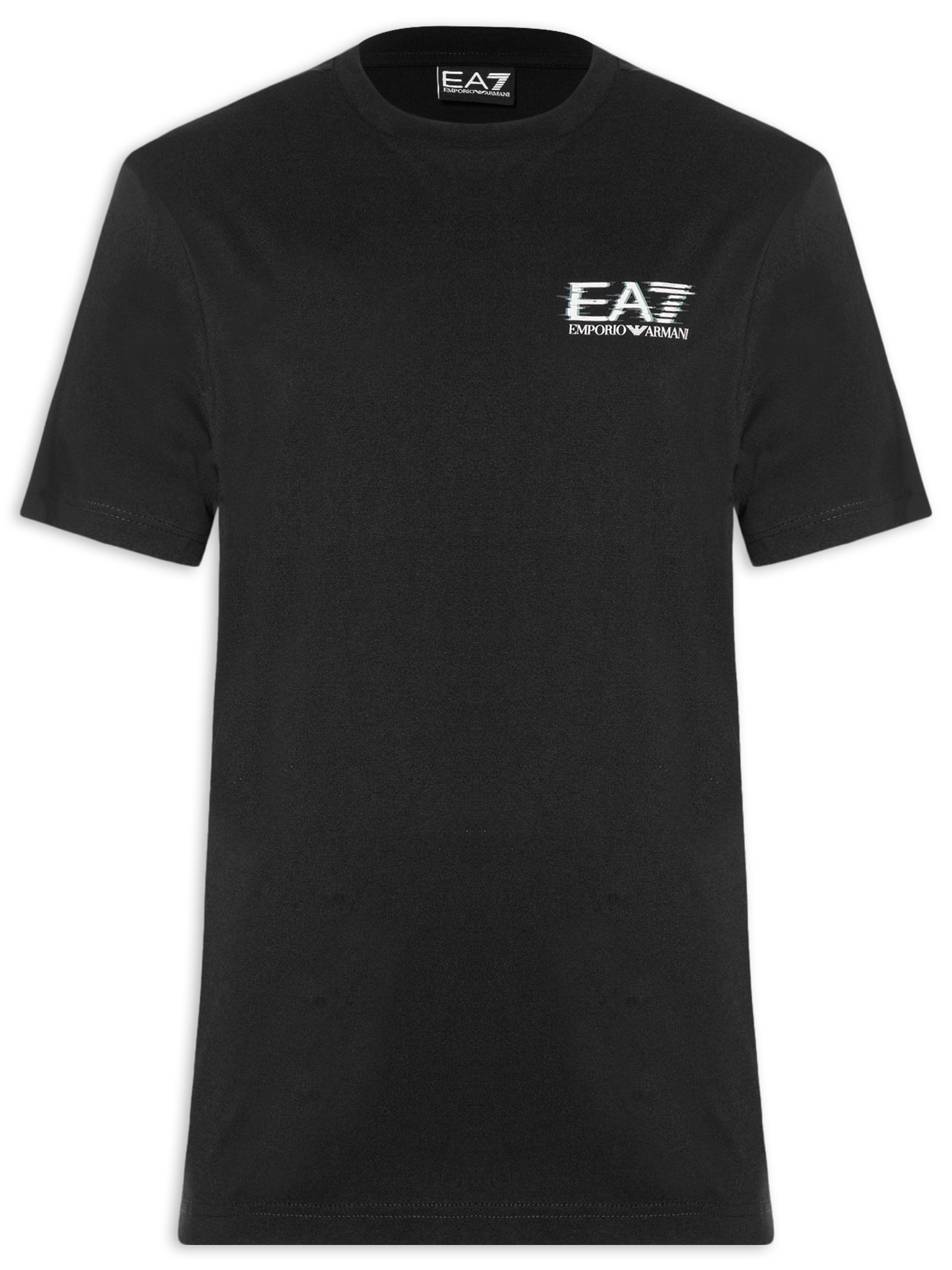 Camiseta Masculina Train Medium Logo - Preto - EA7 Emporio Armani
