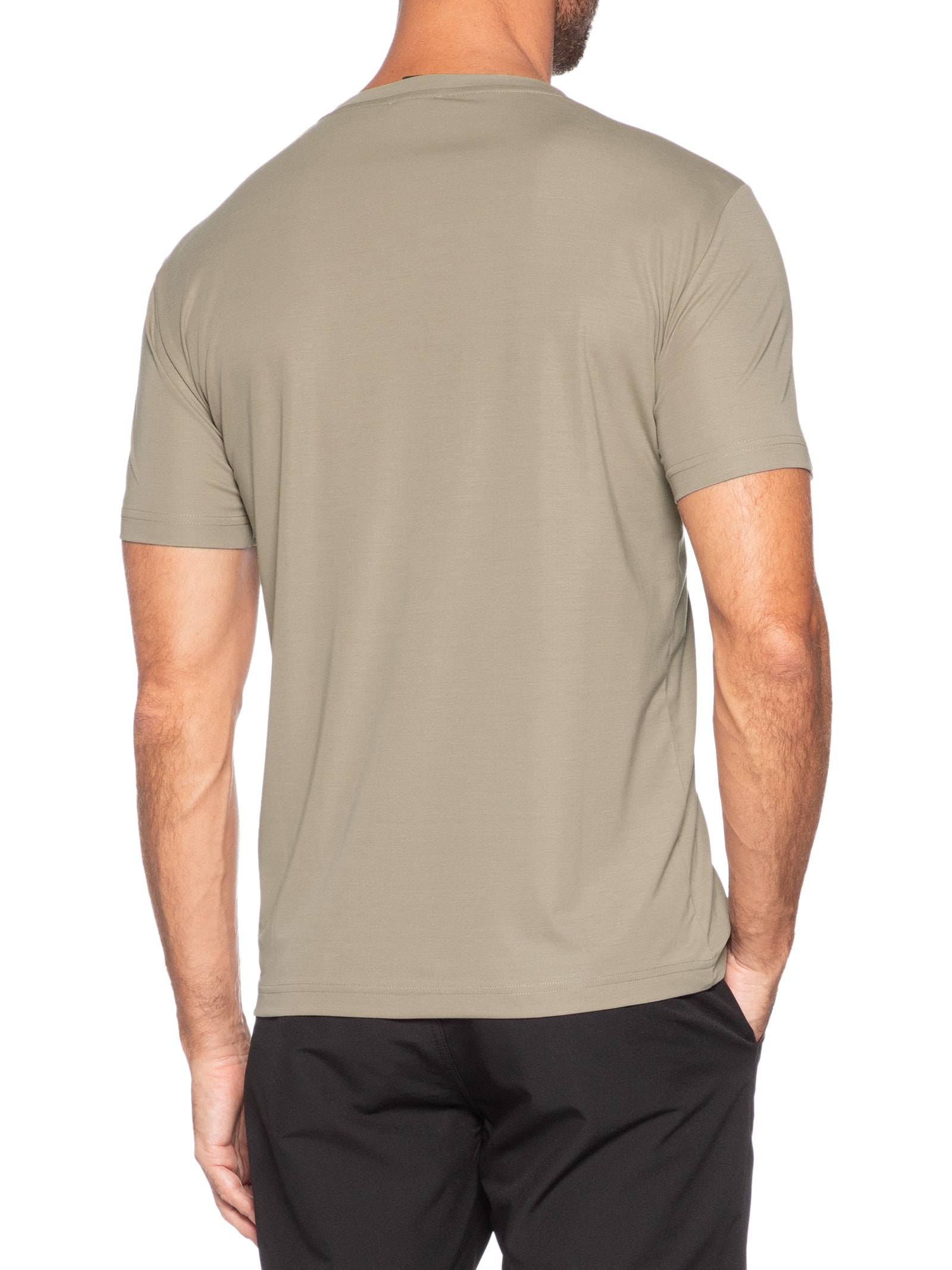 Camiseta Masculina Train Premium Bege Ea7 Emporio Armani
