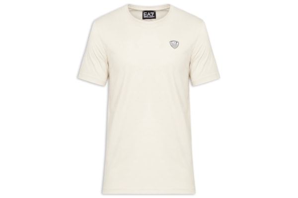 Camiseta Masculina Train Premium Shield – Off White
